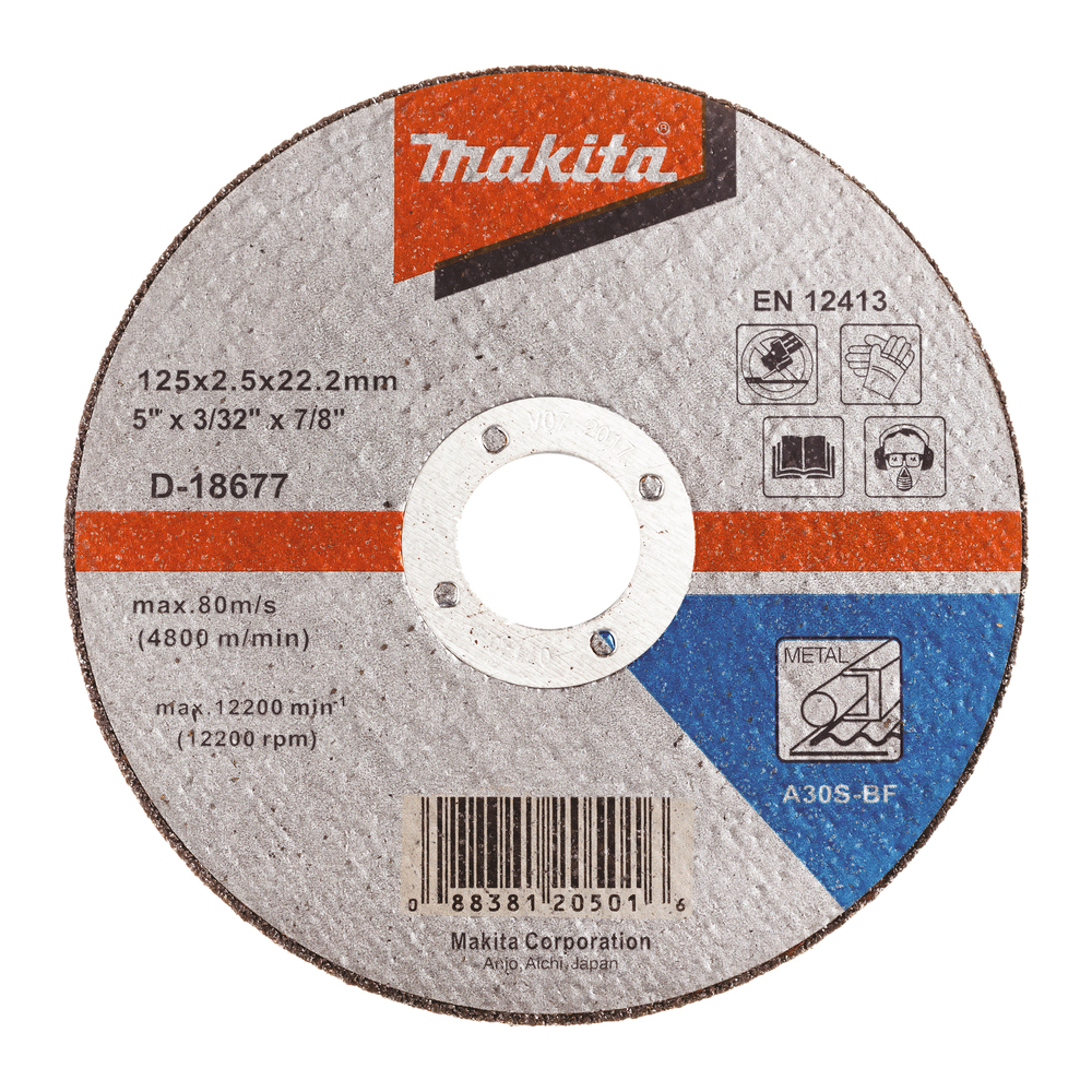 Makita D-18677 Cut-Off Disc / Wheel for Metal 5 Makita D-18677 Cut-Off Disc / Wheel for Metal 5